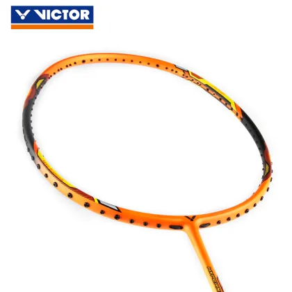 Original Victor Pro Hypernano Hx-60h Badminton Racket Carbon High Quality Highest 35 Pounds Badminton Racquet Sports
