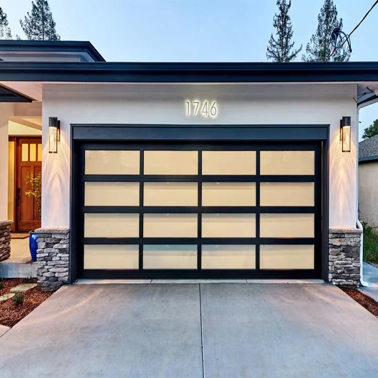 Glass Frameless Garage Door Garage Doors for Homes Impact Tempered Aluminum Alloy Insulated Commercial Glass Luxury Modern ODICK1 Glass Frameless Garage Door Garage Doors for Homes Impact Tempered Aluminum Alloy Insulated Commercial Glass Luxury Modern ODICK1