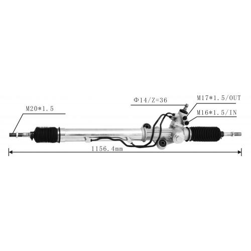 Crémaillère de direction assistée hydraulique pour toyota Land Cruiser