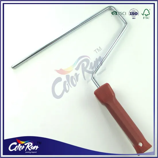 ColorRun 9 inch zinc plated rod 6mm diameter high quality roller frame