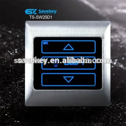 High quality LED indicator 1gang/2 gang CE/ISO9001/CQC PC/metal frame smart home host