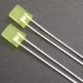 Lampada rettangolare di colore verde di 7.2mm