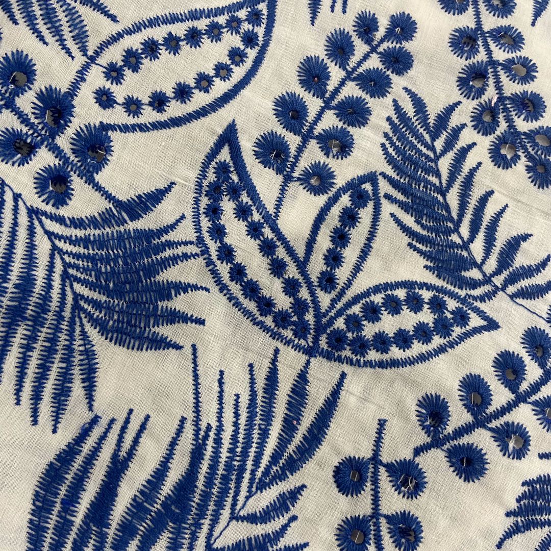 Color Gradient -Fall Cotton Embroidery Fabrics