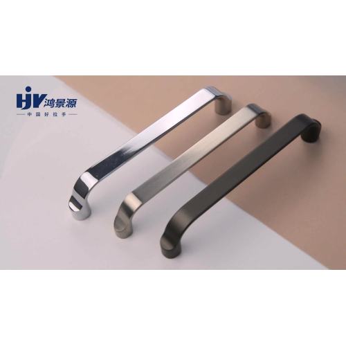 Zinc hardware furniture modern pulls for kitchen cabinets