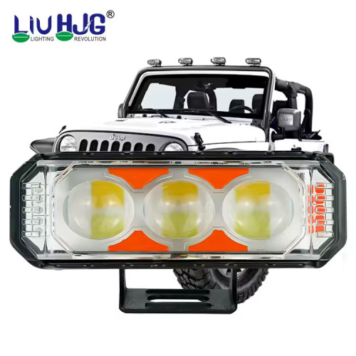 LIUHJG 37W Motorcycle Spotlight 3 LED Fog Light