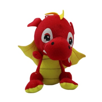 Custom Red Dinosaur Soft Plush Toy - Kid's Gift Stuffed Animal Plush Toy