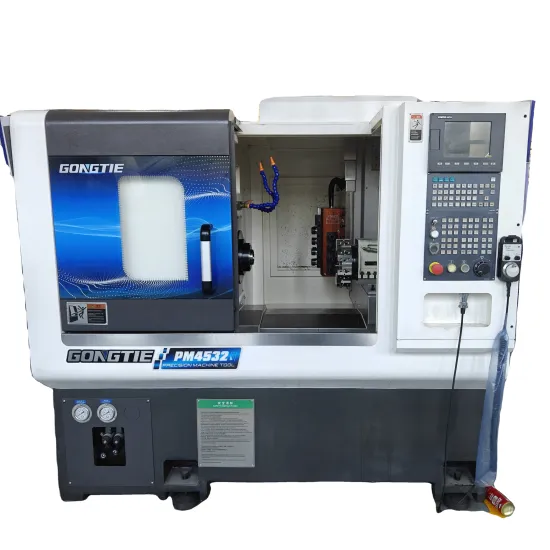 PM4532 High-Quality Turning-Milling Complex CNC Machine with 4 Tools + 4 Live Tools and Y-Axis Electric Spindle