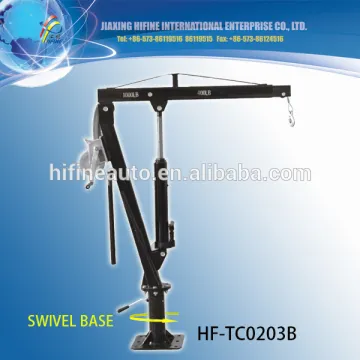 1000LBS Pickup truck crane with cable winch