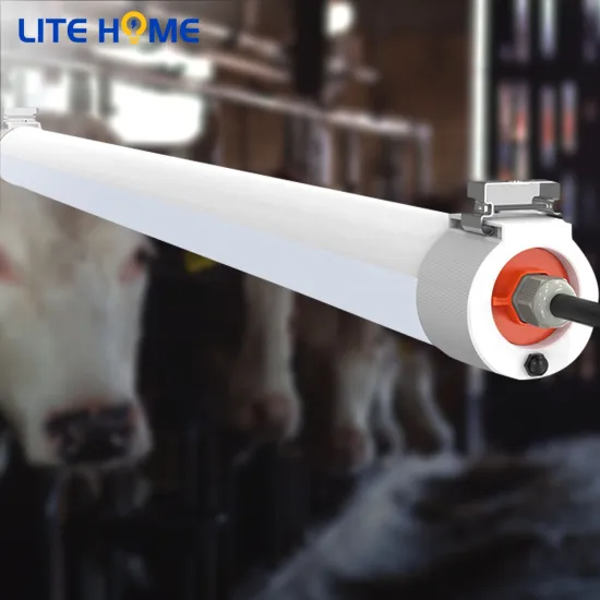 80W 6FT LED Bar Tube Tri-Proof Ceiling Light IP66 Waterproof with PC Cover