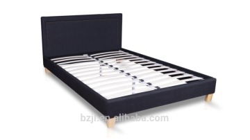 Morden cheap bedroom furniture fabric bed wood bed