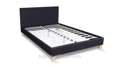 Morden cheap bedroom furniture fabric bed wood bed