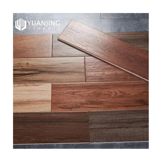 Wood-Grain Effect Porcelain Floor Tiles: 150x800mm Matte Finish with Anti-Slip and Inkjet Digit Printing by YJ Ceramics