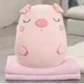 Animal towel pillow pillow