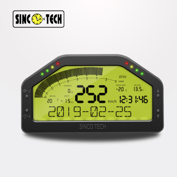 SINCOTECH 6.5 '' Digital Wireless LCD Race Race Dash Gauge Cluster - DO904