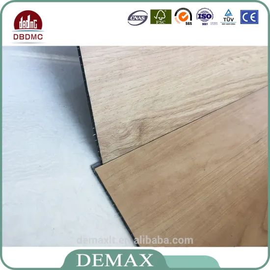 Sound Resistant 5mm Thick Unilin Click Pvc Vinyl Plank Flooring
