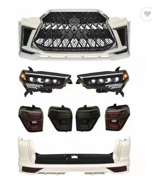 4Runner 4x4 ke Lexus Style Car Bumper Kit dengan bumper depan dan belakang, grille, dan lampu depan