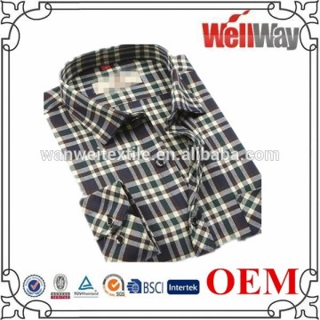 OEM 2016 Contrast color new style man stand collar shirt
