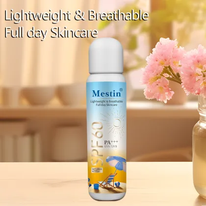 Wholesale Customized Private Label MESTIN Eco Zinc Sunscreen SPF 50 Waterproof Sunscreen Spray