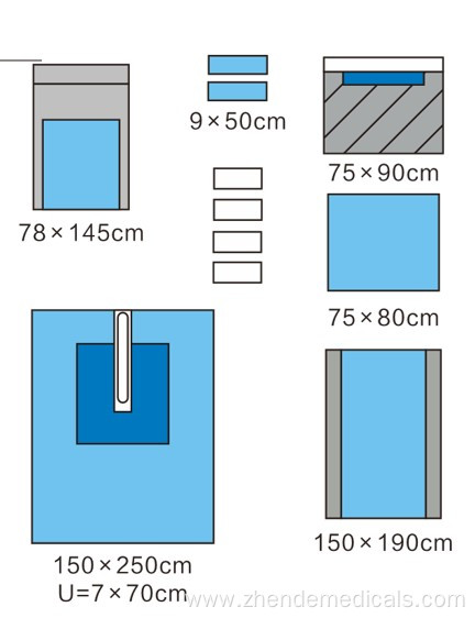 High absorption capacity ENT set Surgical Drapes