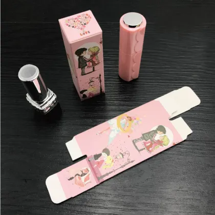 Red Cardboard Lip Rouge Packing Box