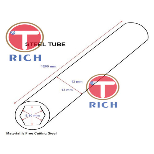 Seamless Inside Hexagon Shaped Steel Tube