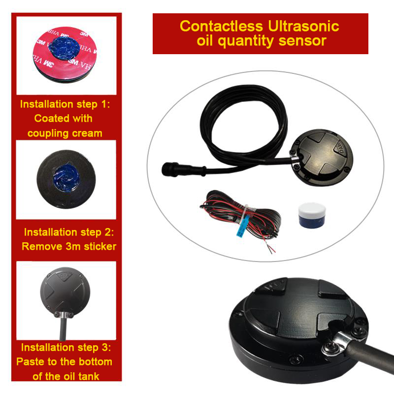 Contactless Ultrasonic Oil quantuty sensor
