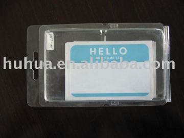 business card sticker packing adhesive sticker label