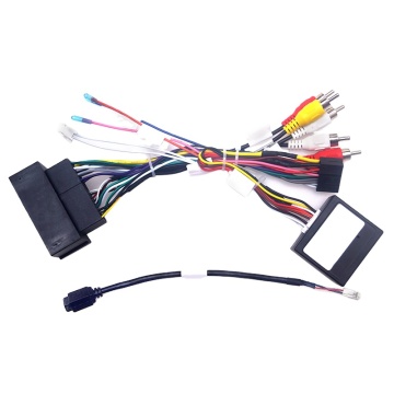 16pin Android Wiring Harness USB Cable with CANBUS for Jeep Cherokee 15~19/Compass 2017+/Wrangler/Renegade