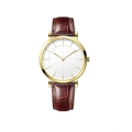 Lelaki Gold Watches dengan Japan Quartz Waterproof