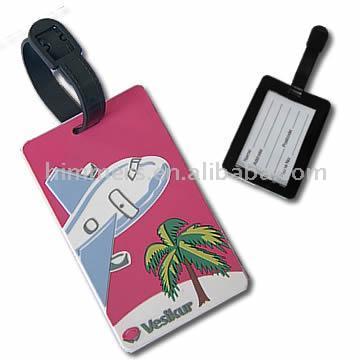 Plane PVC Luggage Tag