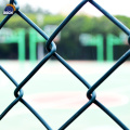 blue pvc coated chain link fence