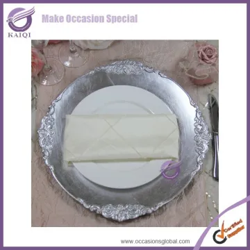 18108 silver hot seller cheap wedding wholesale melamine plates