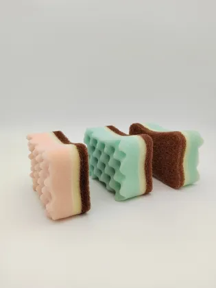 Scrubbing Sponge Non-Scratch Sponge Scrubber