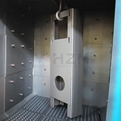 Gear Box Q378 Spinner Shot Blaster for Alloy Wheel Shot Blasting