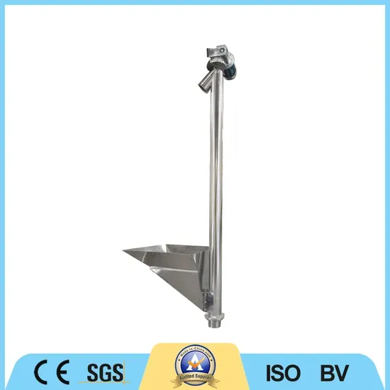 Vertical Screw Conveyor for Feeding Powder or Pellet