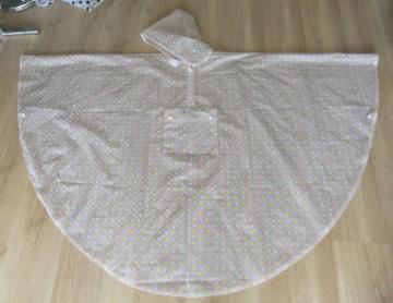 Klarer Regenmantel Plastikregen Poncho