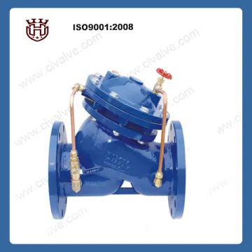Cast iron pump control valve water check valve