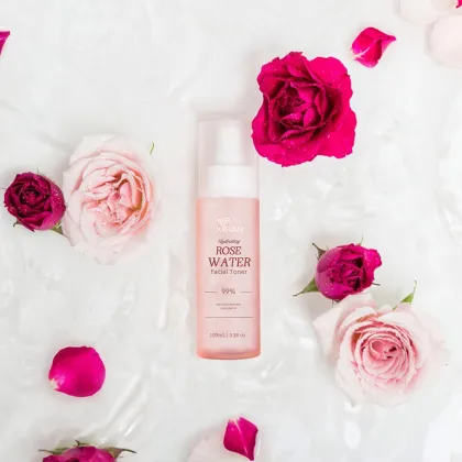 Private Label Rose Water Face Toner - Anti-Aging Hydrating Moisturizing Spray