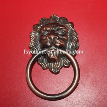 Zinc Alloy Lion Ring Cabinet Handle and Couple Lion Door handle and Furniture Handle