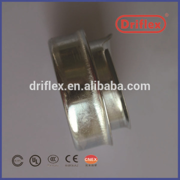 Flexible conduit terminal stainless steel ferrule