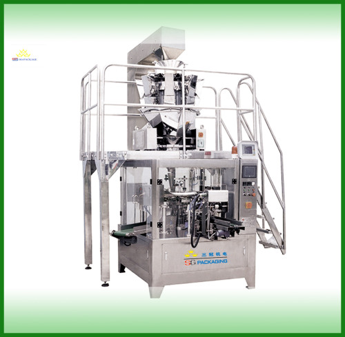 Nut Rotary Weighing & Packaging Machine for Premade Bag