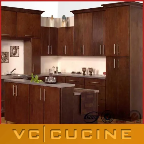 Mahogany Wood Veneer Kitchen Cupboards, High Quality Mahogany Wood Veneer Kitchen Cupboards on