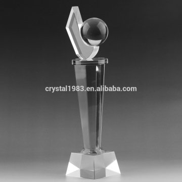 2017 K9 Optical Glass Crystal plaques abrasive blasting sublimation global crystal trophy