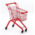 Supermercado de metal infantil mini carrito de compras