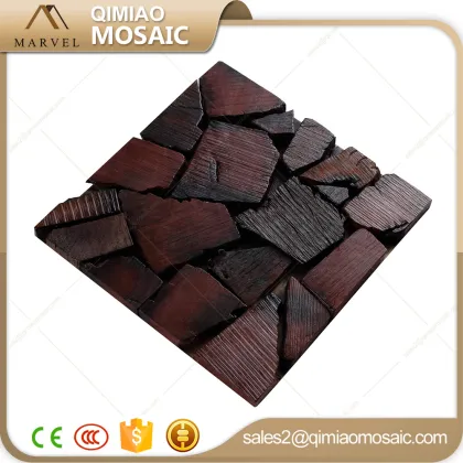 23X48Mm Old Boat Wood Mosaic For South-East Asia Home Decoration