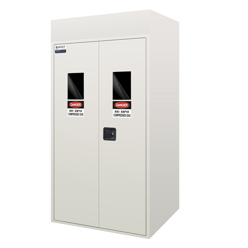 Fireproof Gas Cylinder Storage Cabinet with exhaust system