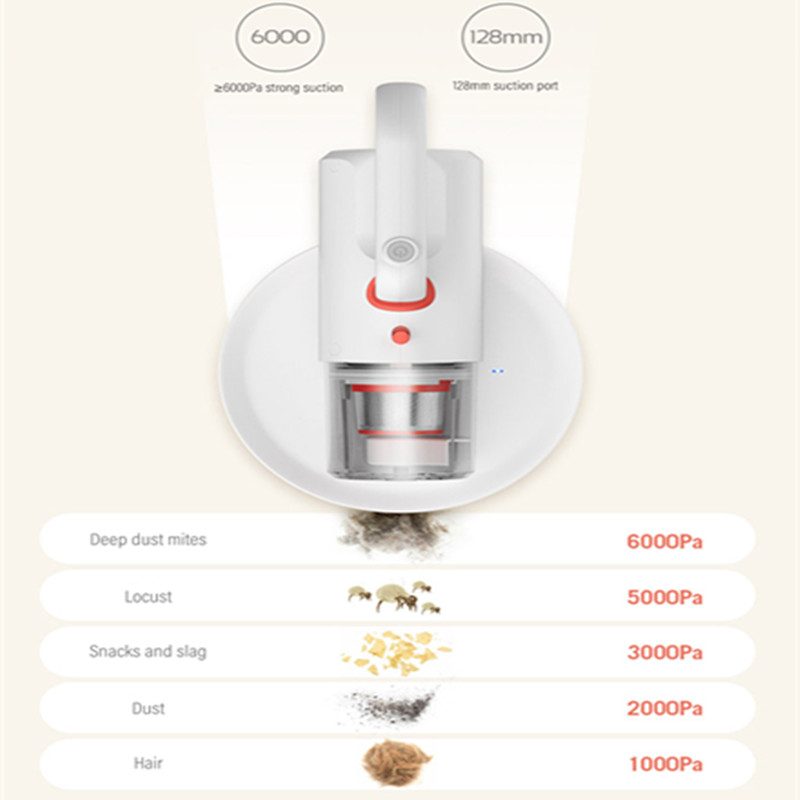 Derma CM1900 مكافحة سوس مكنسة كهربائية لاسلكية محمولة