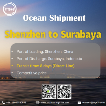 Remessa marítima de Shenzhen para Surabaya