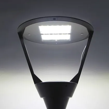 China Manufacturing Led Post Top Outdoor Pole Lamps Deck Lights
