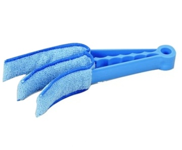 Microfibra Cleaner ciego de ventana: un diseño integral de placas, cepillo y esponja para persianas de cocina eficientes y extracción de polvo de aire acondicionado